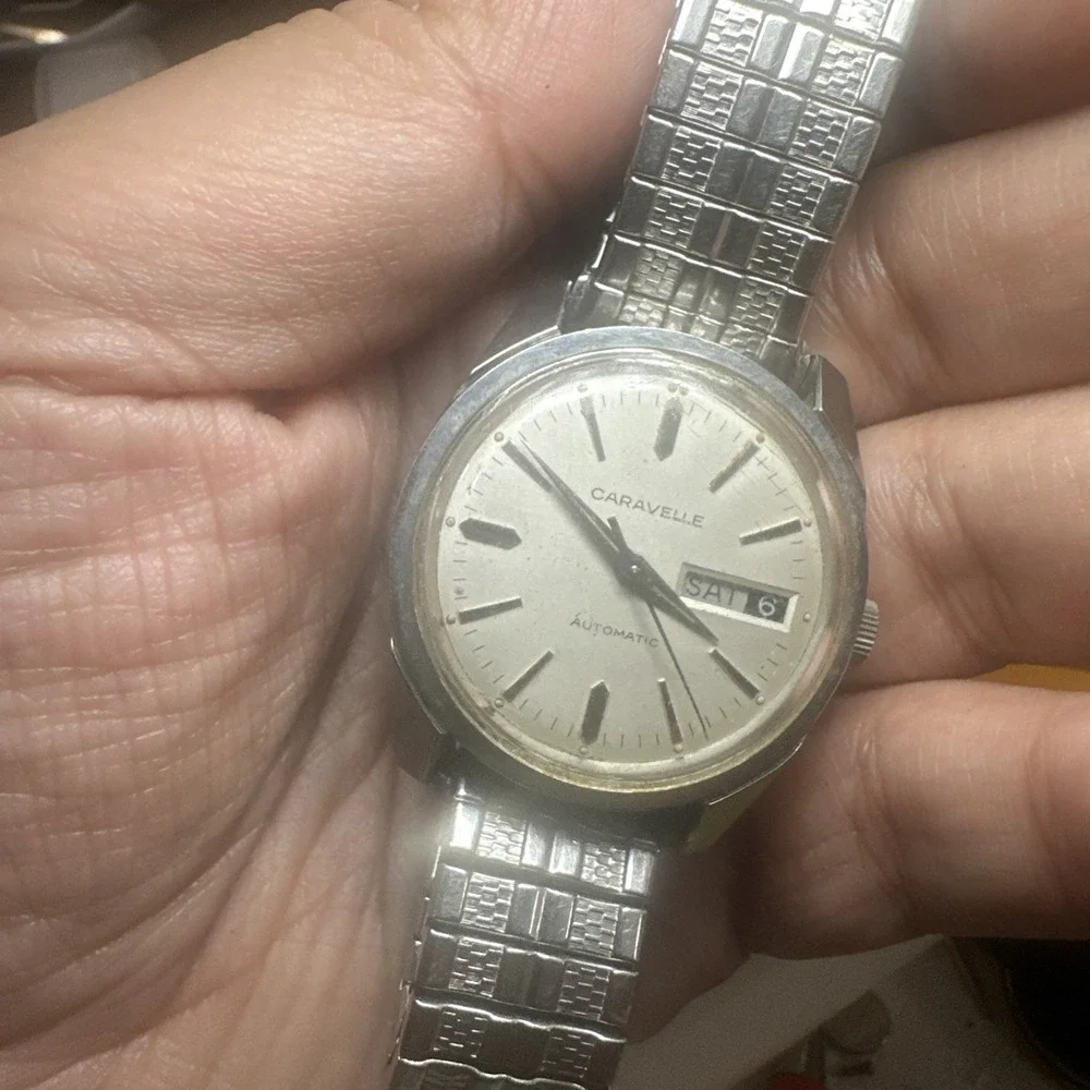 Works Vintage 1969 Caravelle M9 Automatic Men's‎ watch 11 OKAC Swiss 34mm Fit 8
